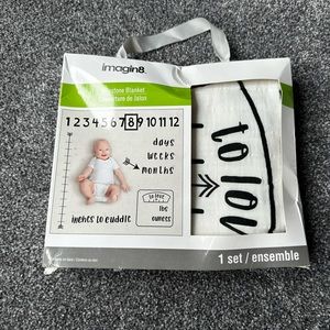 Baby Aging blanket- month by month progress for photos